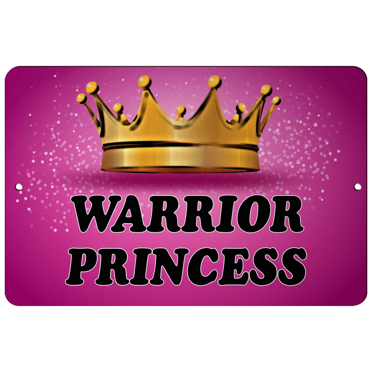 Makoroni - Warrior Princess Princess 12x18 inc Aluminum Decorative Wall Street Sign