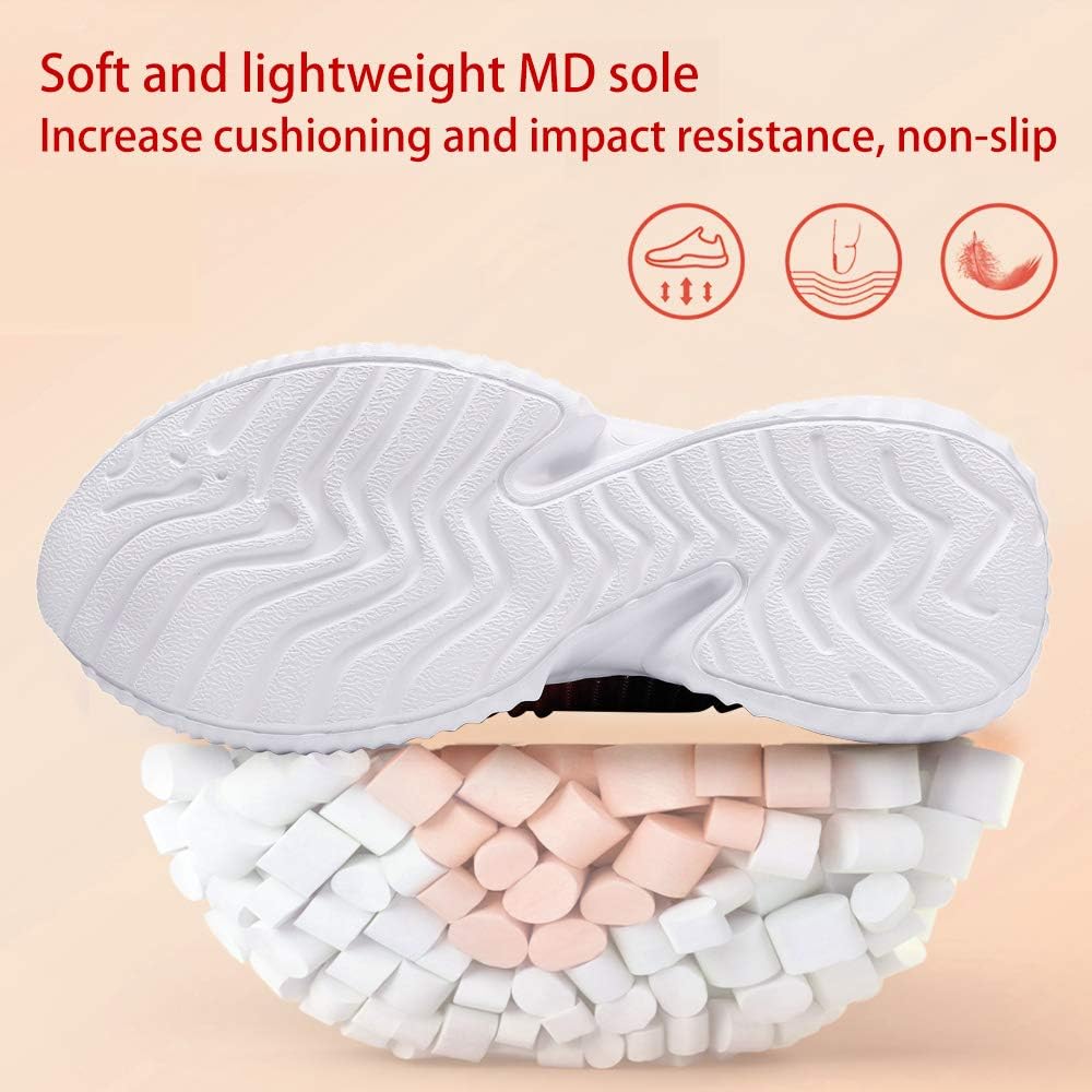 VITUOFLY Boys Sneakers Kids Running Shoes Girls Mesh Fitness Shoe Indoor Training Sneaker Lightweight Outdoor Sports Athletic Tennis Shoes for Little Kid/Big Kid 6 Big Kid 8091-red image 3 of 6 B08BHMMMXK