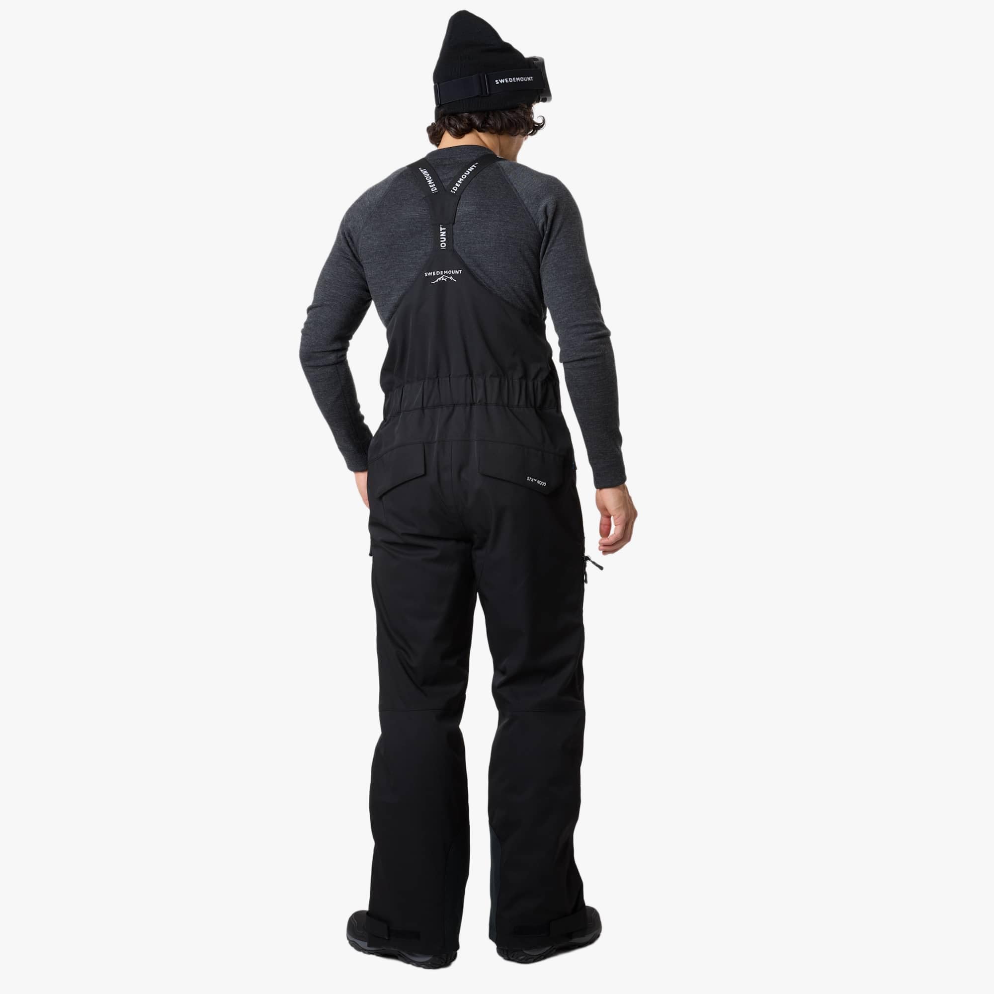 Swedemount Herren St. Anton Bib Pants, Wind- und wasserdichte Skihose mit Hosenträgern,Wassersäule von 8.000 mm und Einer Atmungsaktivität von 3.000 mm/m²/24h, perfekt für die Skipiste