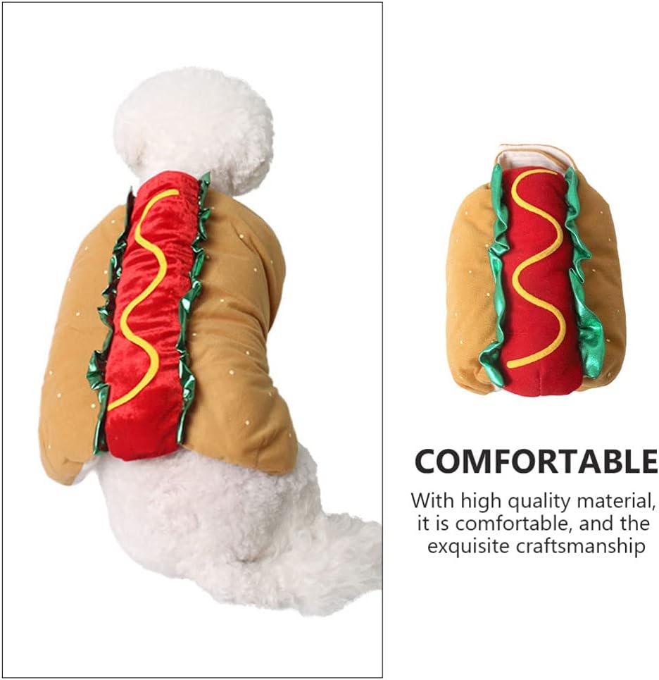 balacoo 2pcs Warm Decorative Dog Cat Costume for Christmas Halloween Stylish Pet Clothes Easy to Wear for Parties Festival Supplies for Dogs Cats