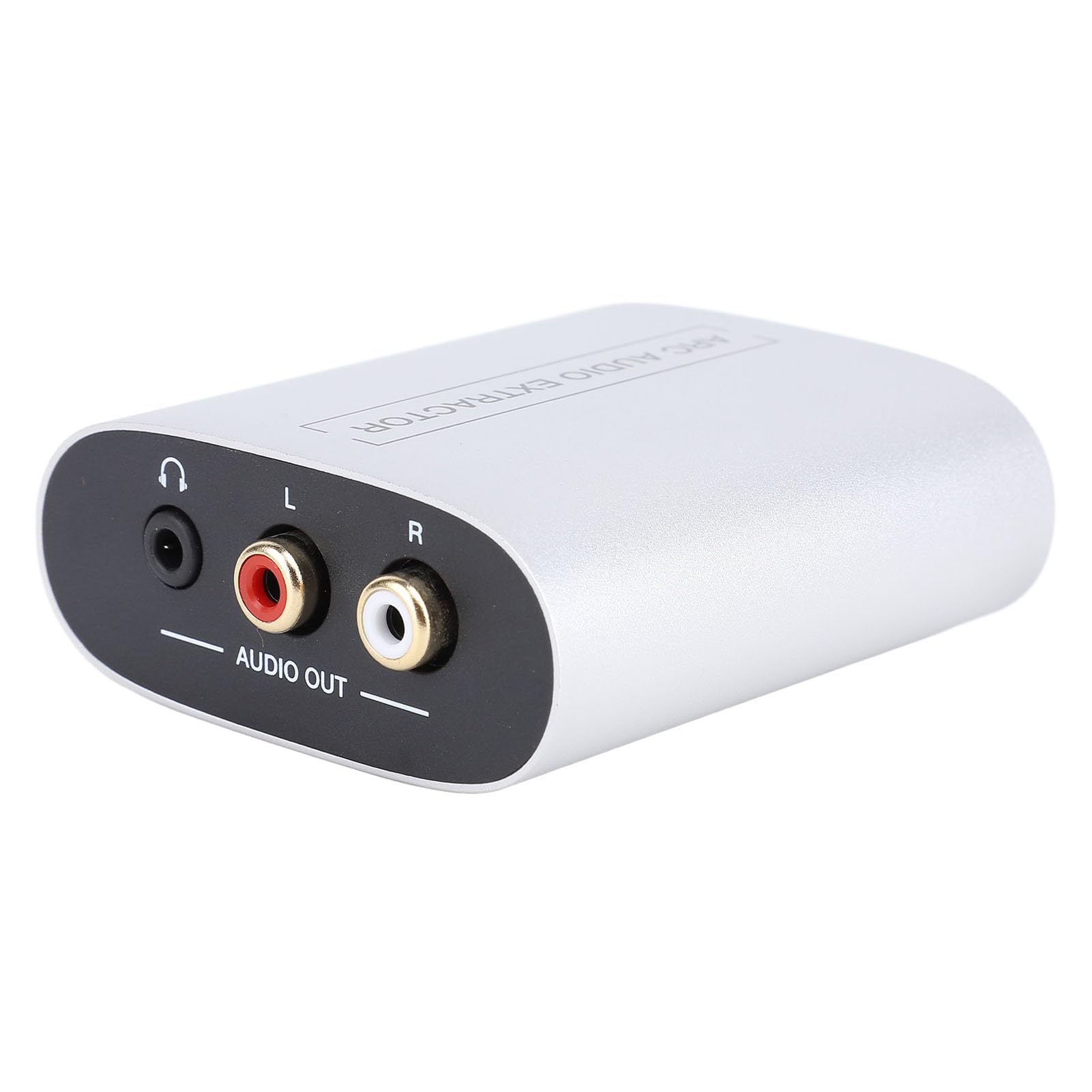 Generic Splitter Estrattore Versatile Convertitore Delicato per HDTV Porte AV Stereo Jack LR con Suono Chiaro, per Vari Dispositivi Lega di Alluminio
