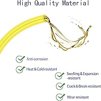 Vista 3 de (4 tamaños de 4 pies cada uno) Bombilla de cebado de línea de combustible de motor pequeño para Stihl Craftsman Husqvarna Ryobi Echo String Trimmer