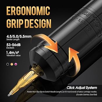 Amazon.com: Ambition Torped 36mm Rotary Tattoo Pen Machine with