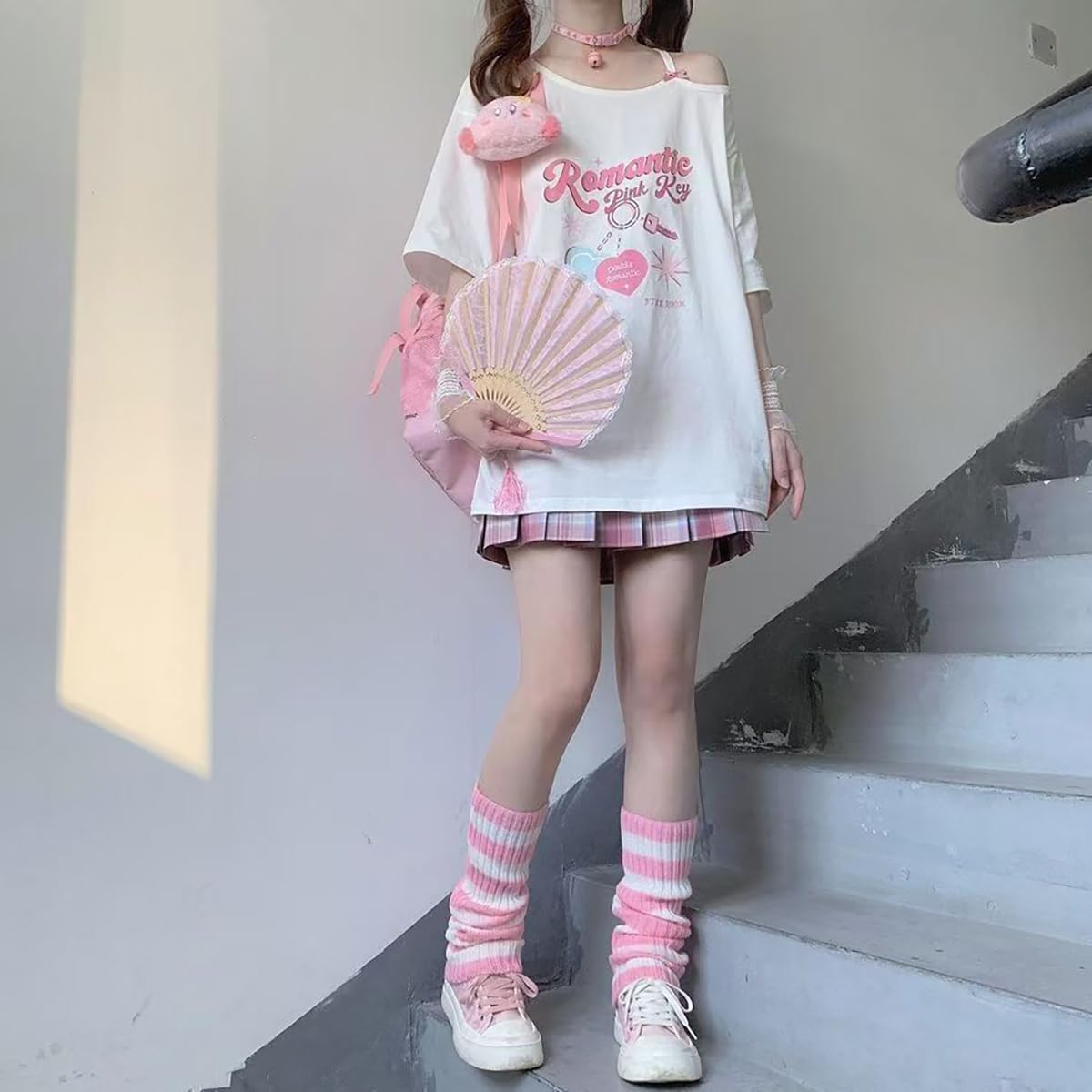 Harajuku Kawaii Short Sleeved T-Shirt Cute cat Print Women's Y2k Niche Trend Design Cartoon Spicy Girl Loose top - Image 5