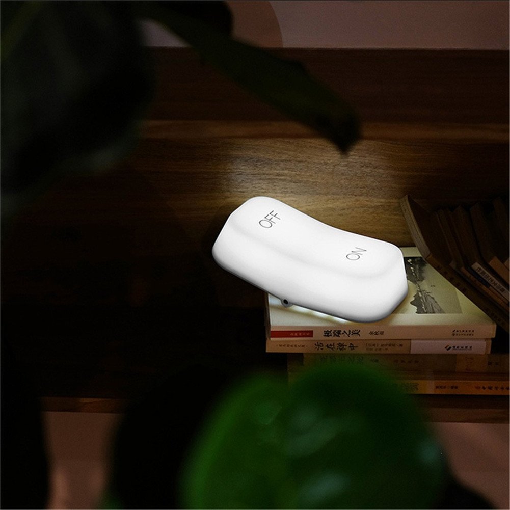 GS NEUF Creative LED Lumière de nuit gravité Induction Interrupteur on/off lampe économie d'énergie lumières Décoration de chambre à coucher de chevet avec câble de chargement