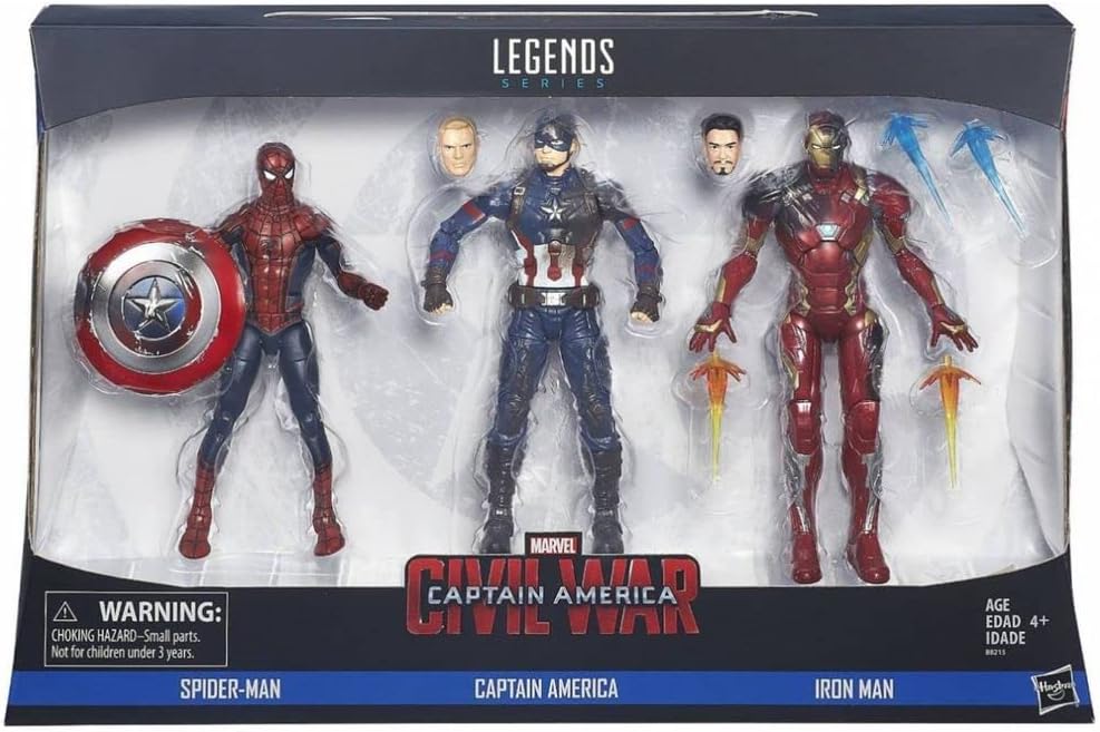 Marvel Legends Captain America: Civil War 6-inch Figure,48 months to 1188 months 3-Pack