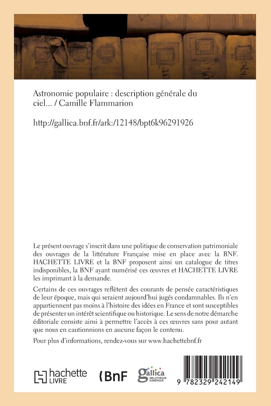 Astronomie populaire, description générale du ciel