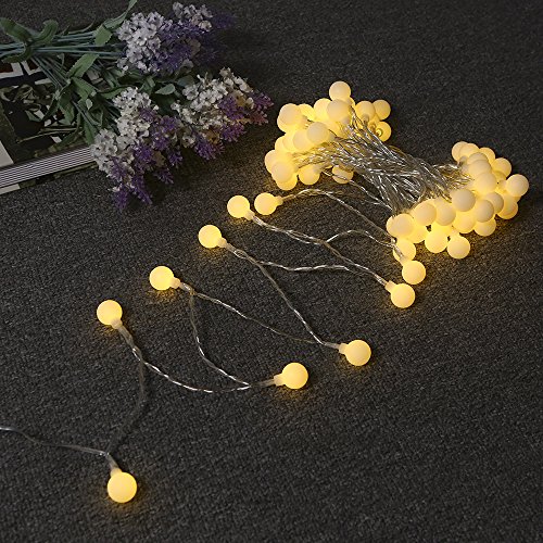Andoer String Light 0.6W 10M / 32.8Ft 80LEDs IP44 com bateria de resistência à água e controle remot
