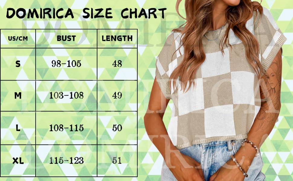 Summer Checkered T Shirts for Women Classic Casual Loose Crewneck Short Sleeve Tops Cotton Comfy Business Blouses - Image 3