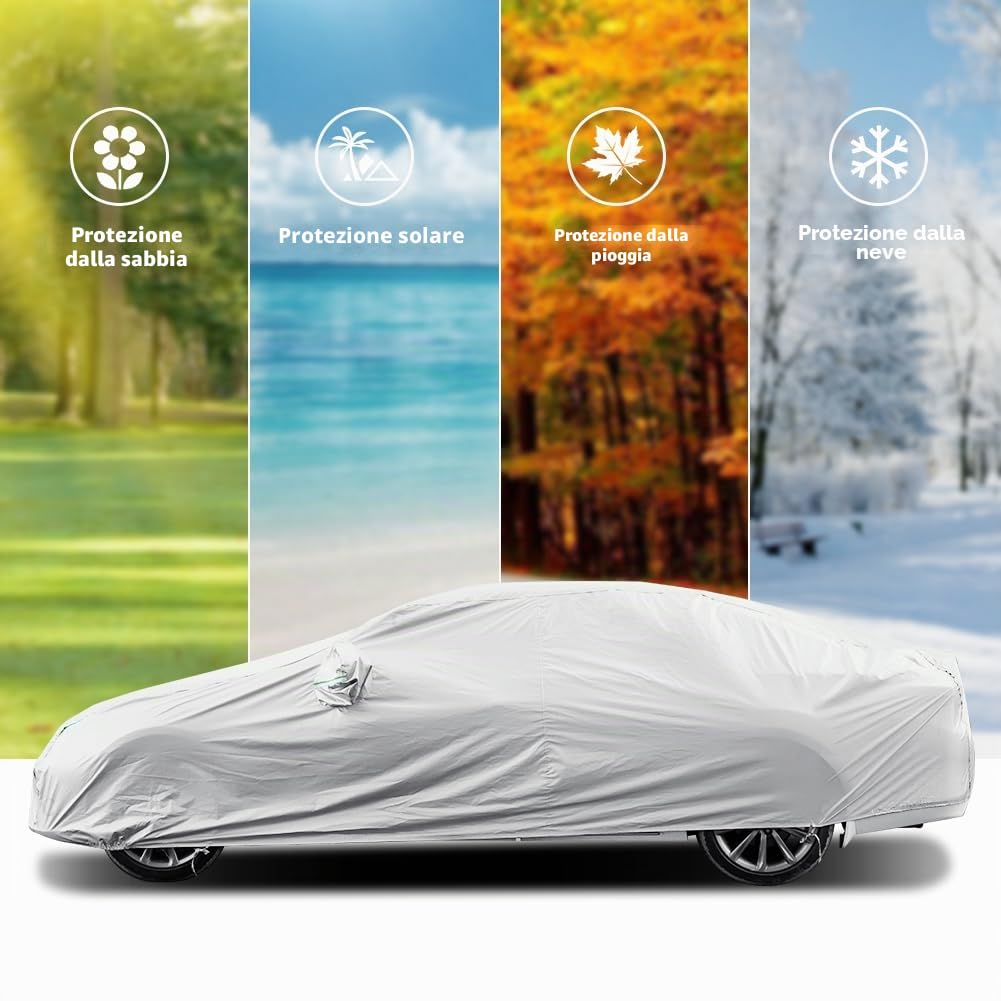 loetad Custodia da Auto Esterno copertura auto impermeabile antipolvere/rasguño universale 470 * 180 * 150 cm