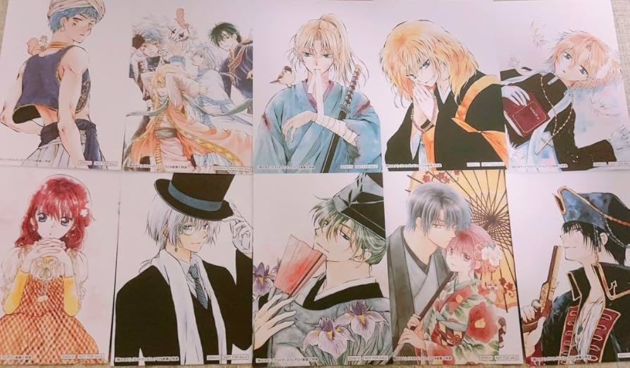 暁のヨナ40巻発売記念両面イラストカード全10種コンプセット配布終了