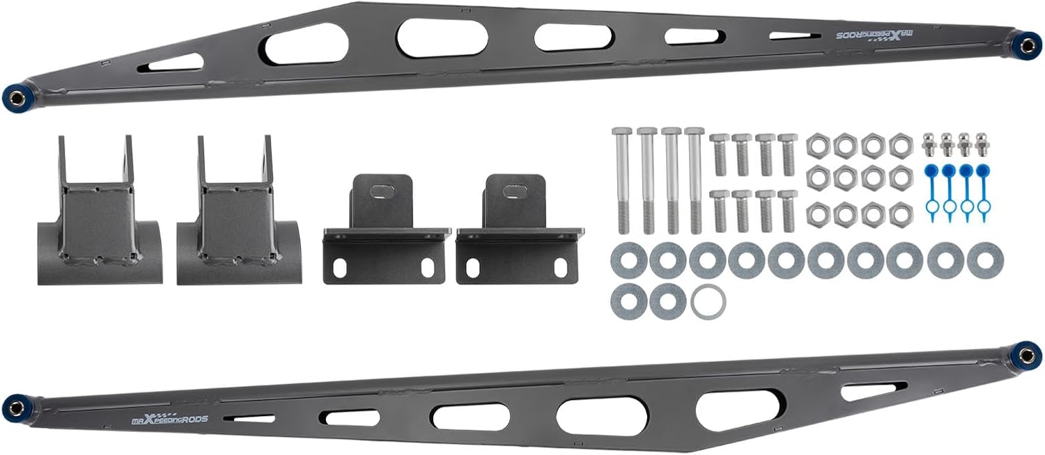 maXpeedingrods Traction Bar Kit for Ford F250 F350 4WD 1999-2004, Rear Ladder Traction Bar & Mounting Bracket, Short Bed Only