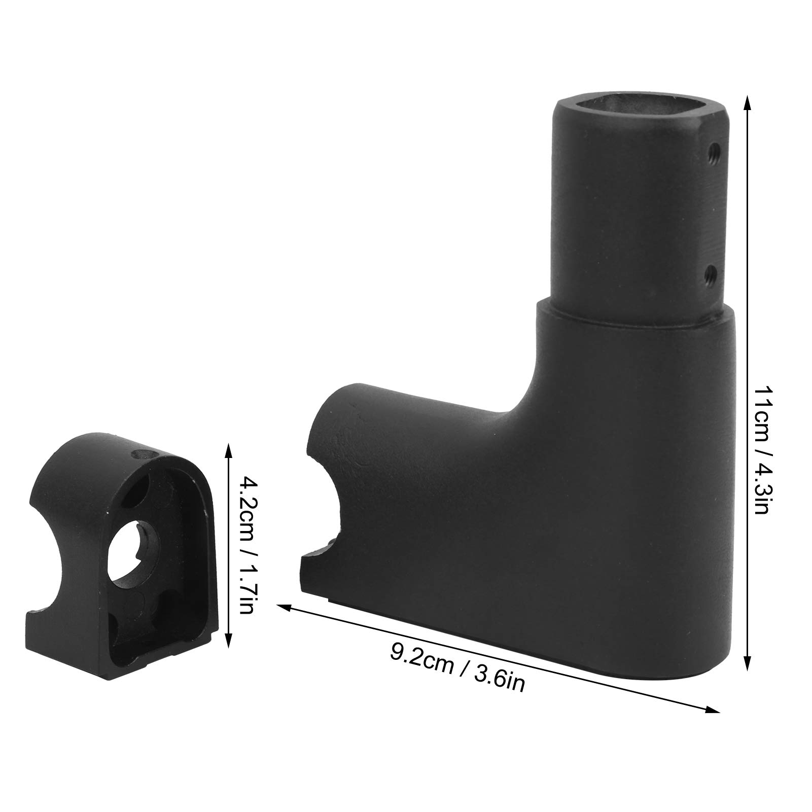 Dilwe Electric Scooter Forehead, 2Pcs Scooter Modification Parts Forehead Pressure Block Accessories Compatible with M365/PRO