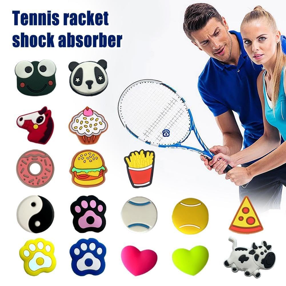 Lot de 3 amortisseurs de raquettes de tennis en silicone souple pour réduire les vibrations de la raquette de tennis Lot de 3 amortisseurs de raquettes de tennis en silicone souple pour réduire les vibrations de la raquette de tennis
