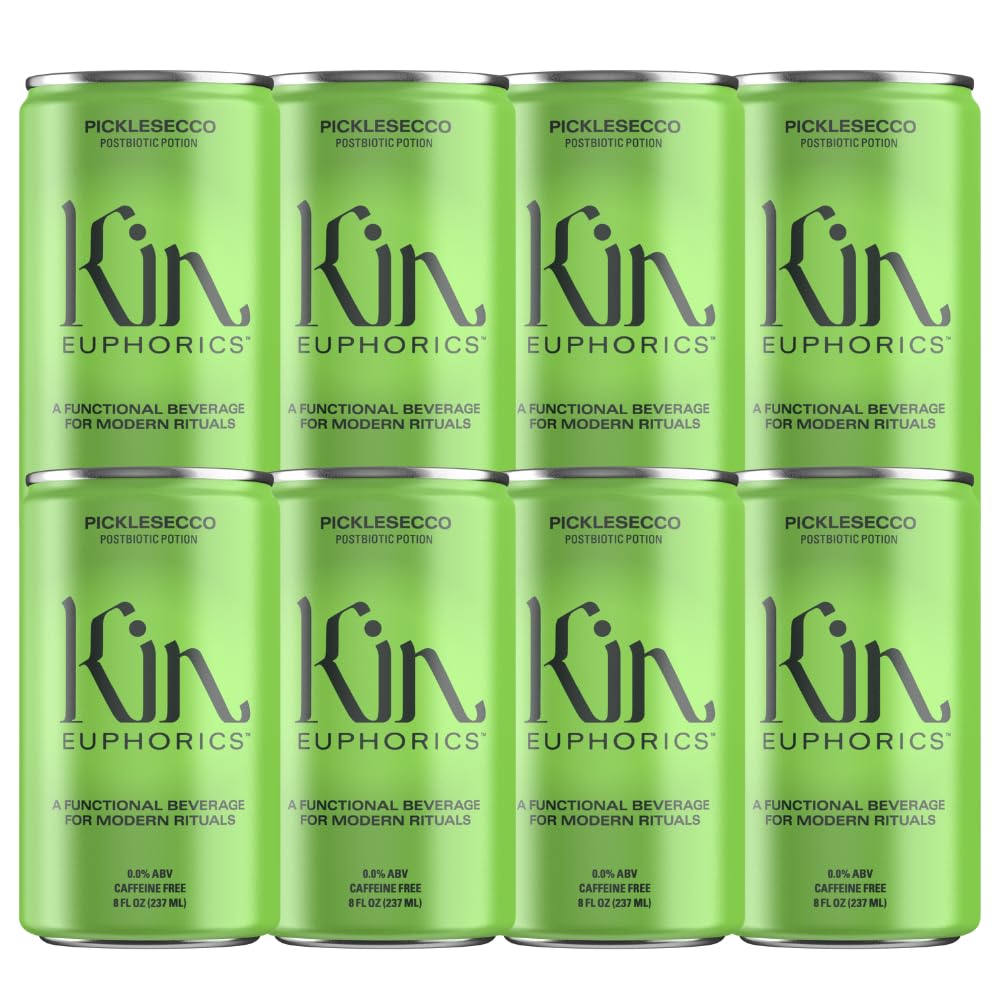 Kin Euphorics Picklesecco Non Alcoholic Functional Beverage Postbiotic ...