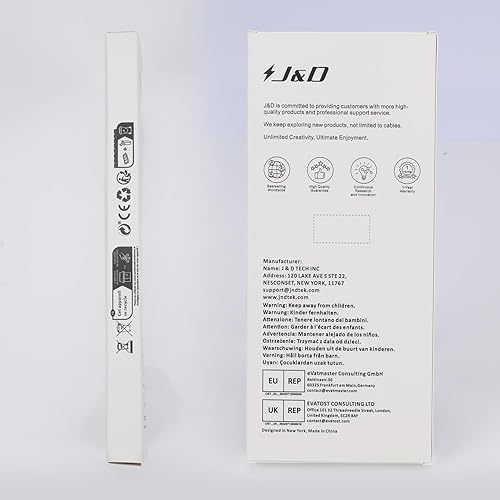 Miniatura 9 de J&D Cable de inserción estéreo TRS de 14 de pulgada, audio wave chapado en oro, serie de 0.250 in 14 pulgadas TRS macho a doble 0.250 in 14 pulgadas