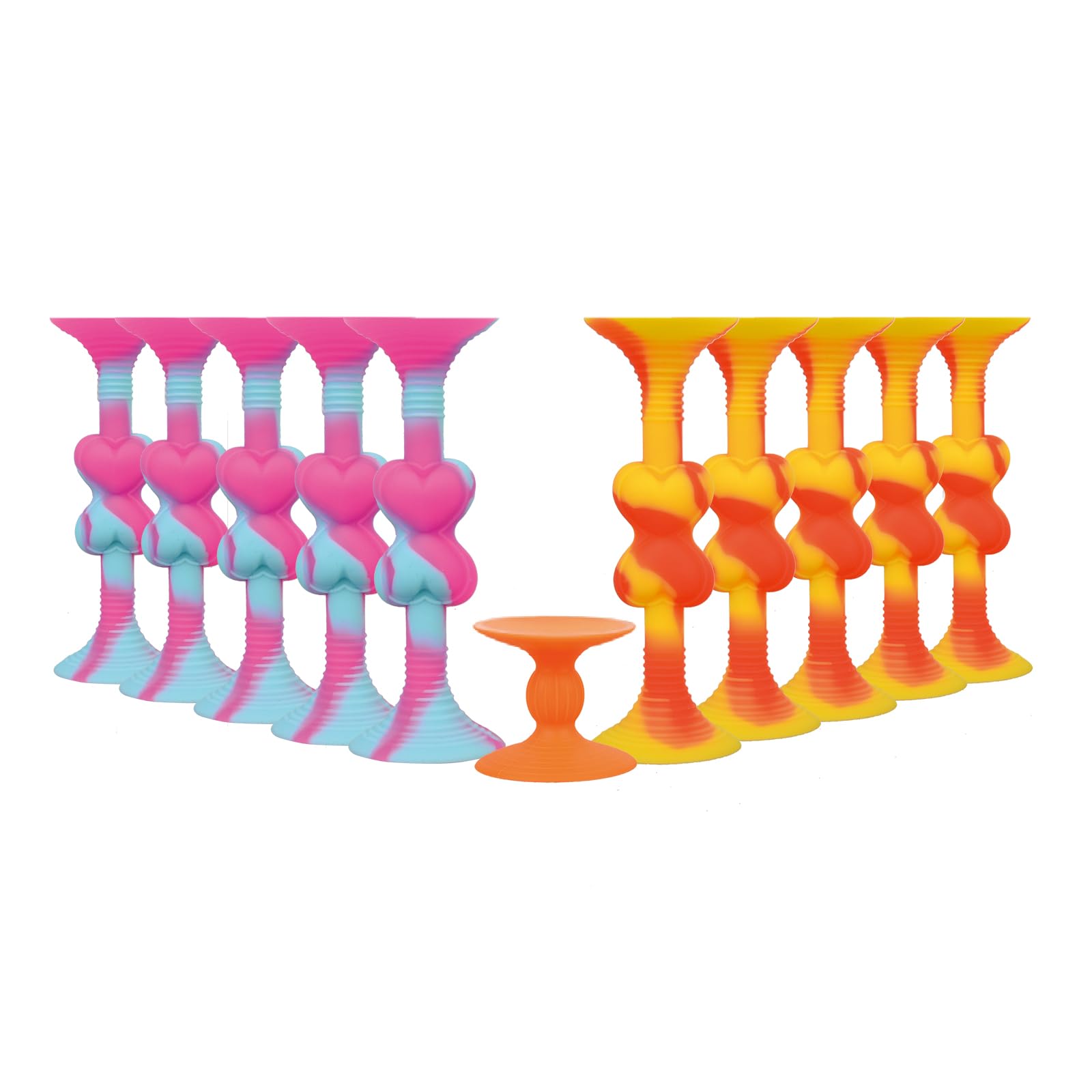 Silicone Sucker Darts Throwing Game Set, Valentines Day Gifts for Kids, Indoor Outdoor, Sticky Toys for Party Game, Kids Adult (Heart Darts-A)