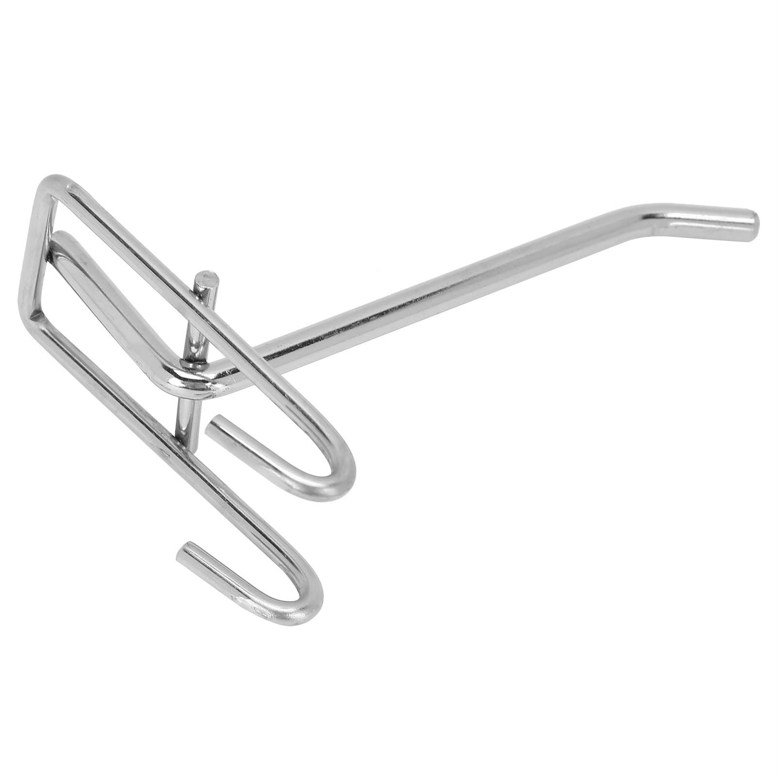30 Pezzi Ganci per Pannelli Forati, Gancio per Supermercato Heavy Duty Griglia di Ferro, Ganci per Pegboard in Metallo per Esposizione Al Dettaglio Classificazione Degli Utensili(20cm in length)