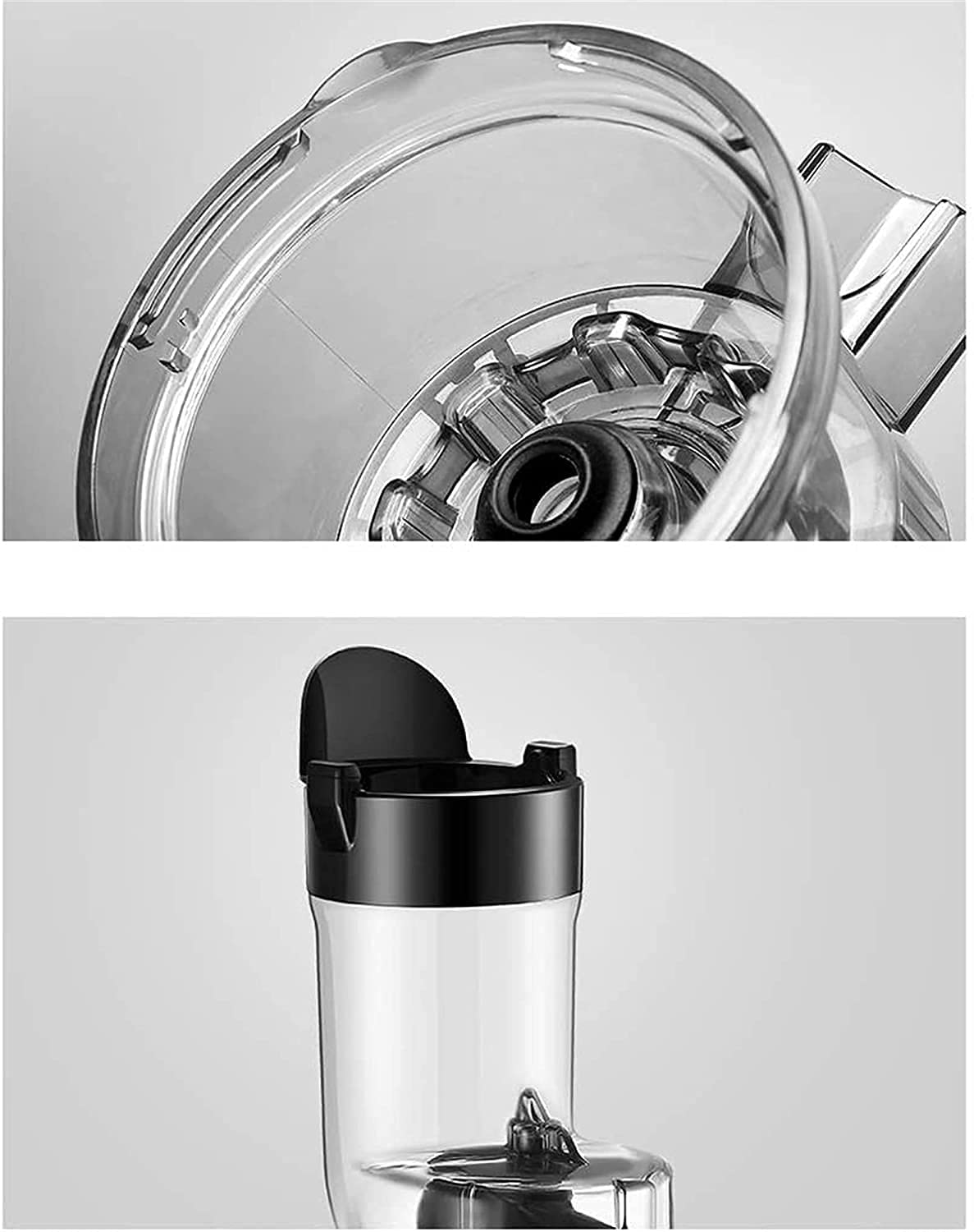 Extracteur de jus Multifonction en Acier Inoxydable brossé pour légumes et Fruits, Carottes, Oranges et céleri, etc.