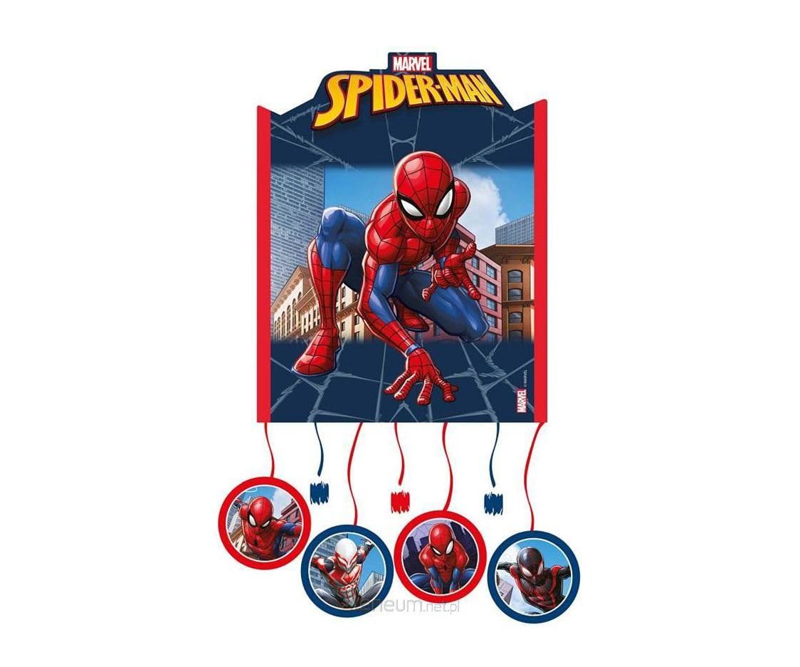Procos Banner Compleanno Spider-Man – Striscione In Carta FSC – Buon Compleanno Con Licenza Ufficiale Disney/Marvel – Decorazione Per Feste A Tema