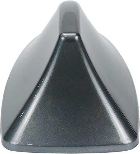 Miniatura 4 de Modengzhe Cubierta de antena de aleta de tiburón de repuesto para techo de automóvil, adorno pintado de color azul metálico, material ABS,
