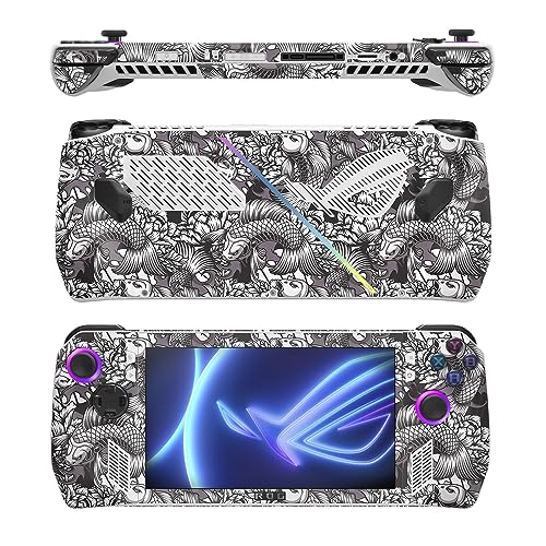 Image of MightySkins Skin Compatible with Asus ROG Ally - Angry Koi | Protective, Durable, and Unique Vinyl Decal wrap Cover | Easy to Apply, Remove, and Change Styles