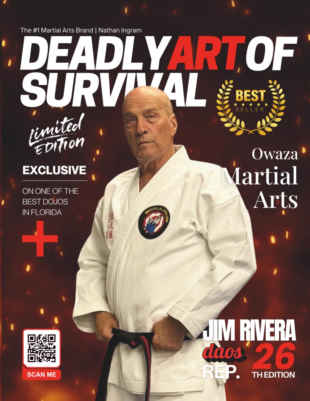 Deadly Art of Survival Magazine 26th Edition Featuring Jim Rivera | The #1 Martial Arts Magazine Worldwide MMA, Traditional Karate, Kung Fu, Goju-Ryu, and More