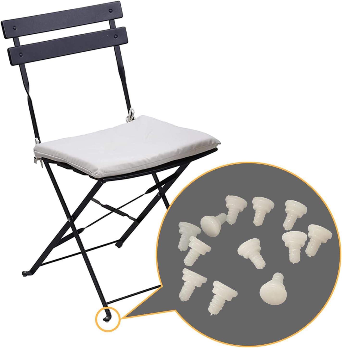 Grand patio Bistro Set Footpads