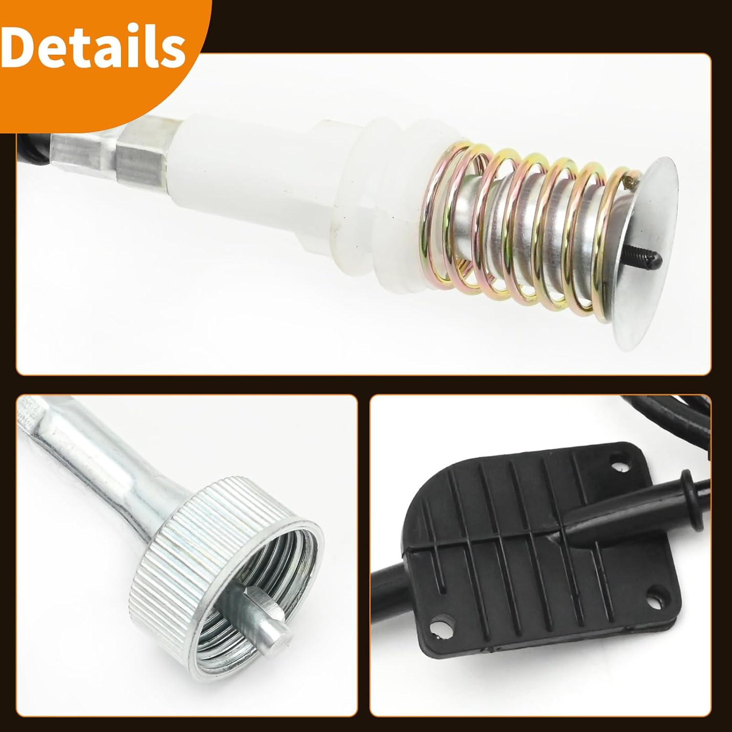 25050-22G01 Black Speedometer Cable, Replacement for Big-M Pickup Replacement for Navara D21 Ute Replacement for Hardbody D21 Pickup