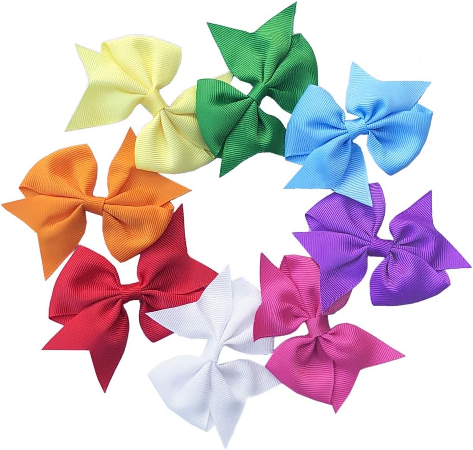 PET SHOW 20pcs Halloween Small Dog Hair Bows with Rubber