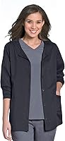 Vista 1 de Urbane womens 3 Pocket, Modern Tailored Fit Crew Neck Medical Jacket 9871