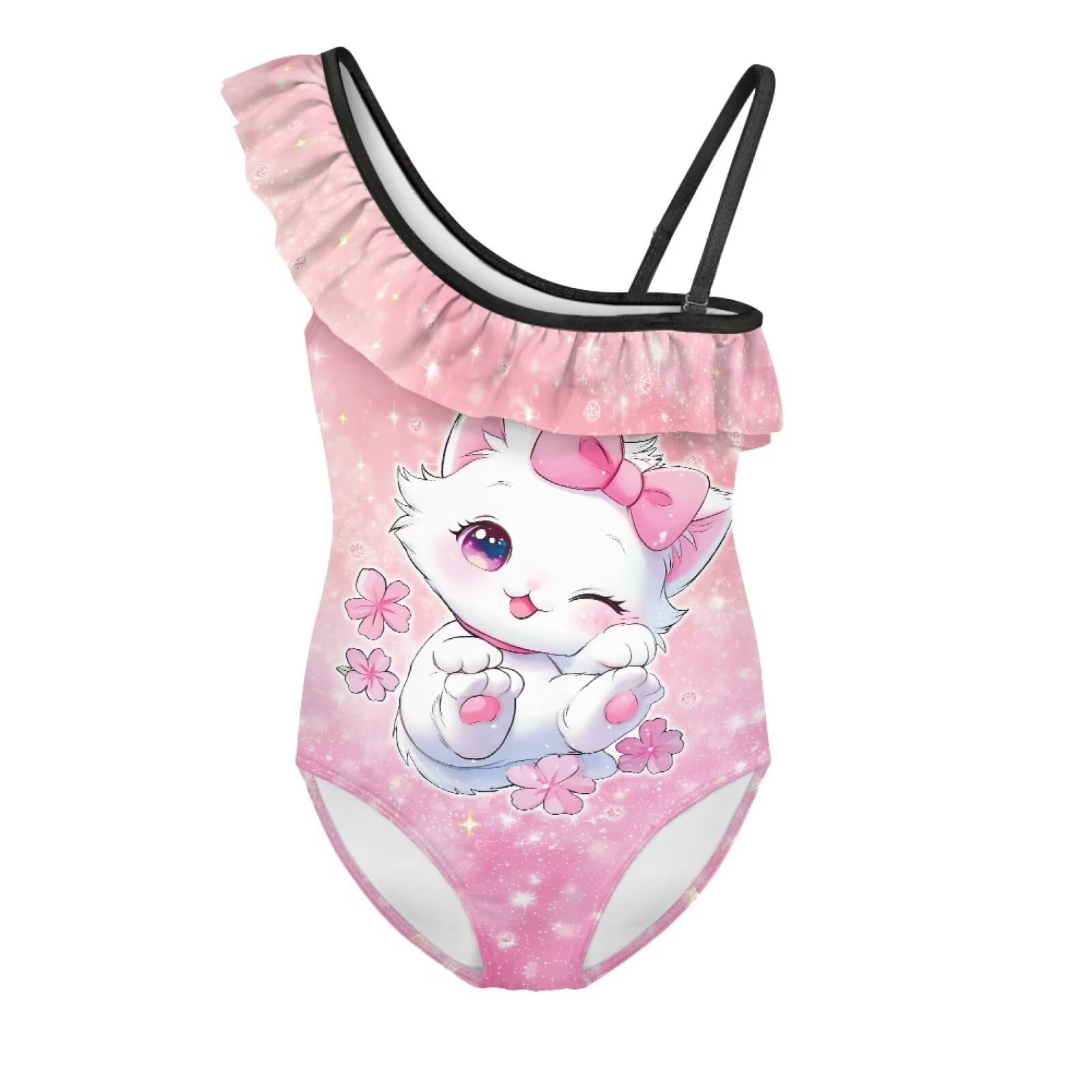 Yzaoxia Girls One Piece Swimsuits Bathing Suit for Kids Swimwear 3-14Y
