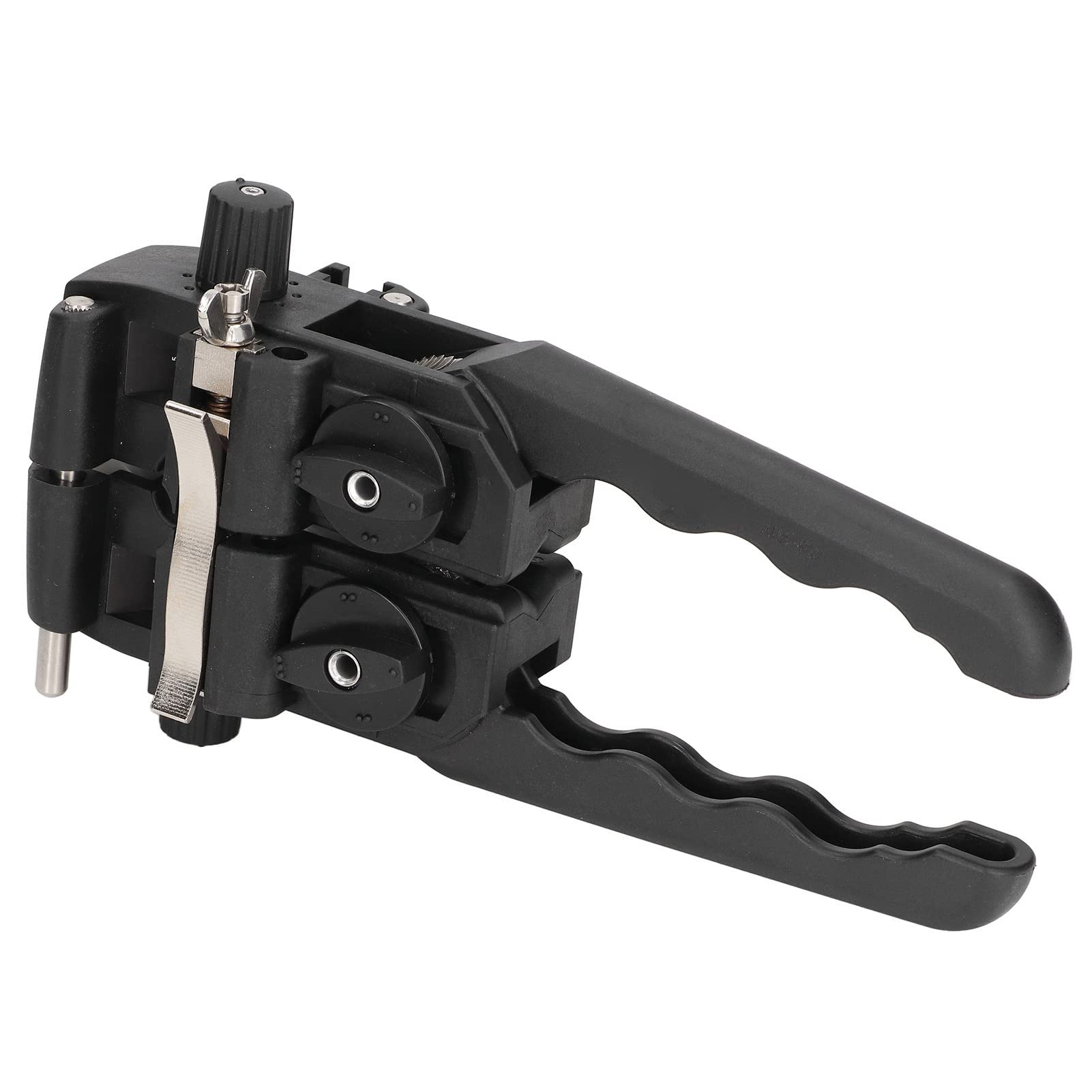 Marhynchus Pelacables de Fibra óptica Cuchillo Pelacables de Plástico Profundidad Ajustable Transversal Longitudinal de 2 Vías para Instaladores de Técnicos de Cables de 8 a 30 Mm