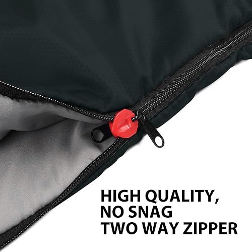 Miniatura 5 de Gold Armour Sacos de dormir para adultos, niños, niñas, mochileros, senderismo, campamento, clima frío y cálido 4 estaciones, uso en interiores y