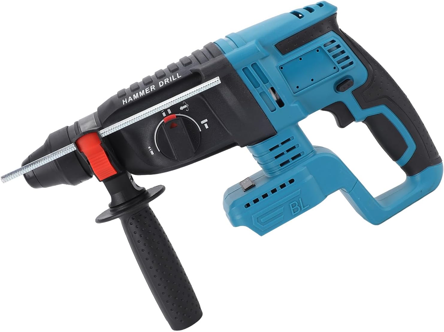 aqxreight 3 in 1 Impact Drill Hammer Set Lightweight Rechargeable Adjustable Mode Rotating Handle for Woodworking Projects Installation for Switching That Drill and Mode