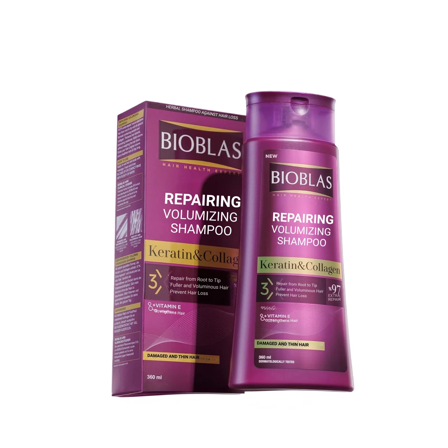 Bioblas Anti Hair Loss Collagen+Keratin Shampoo