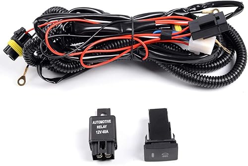 Miniatura 4 de GRAND ORANGE Luces antiniebla para parachoques delantero con bombillas H11 12V 55W lente transparente compatible con Toyota Rav-4 2004 2005