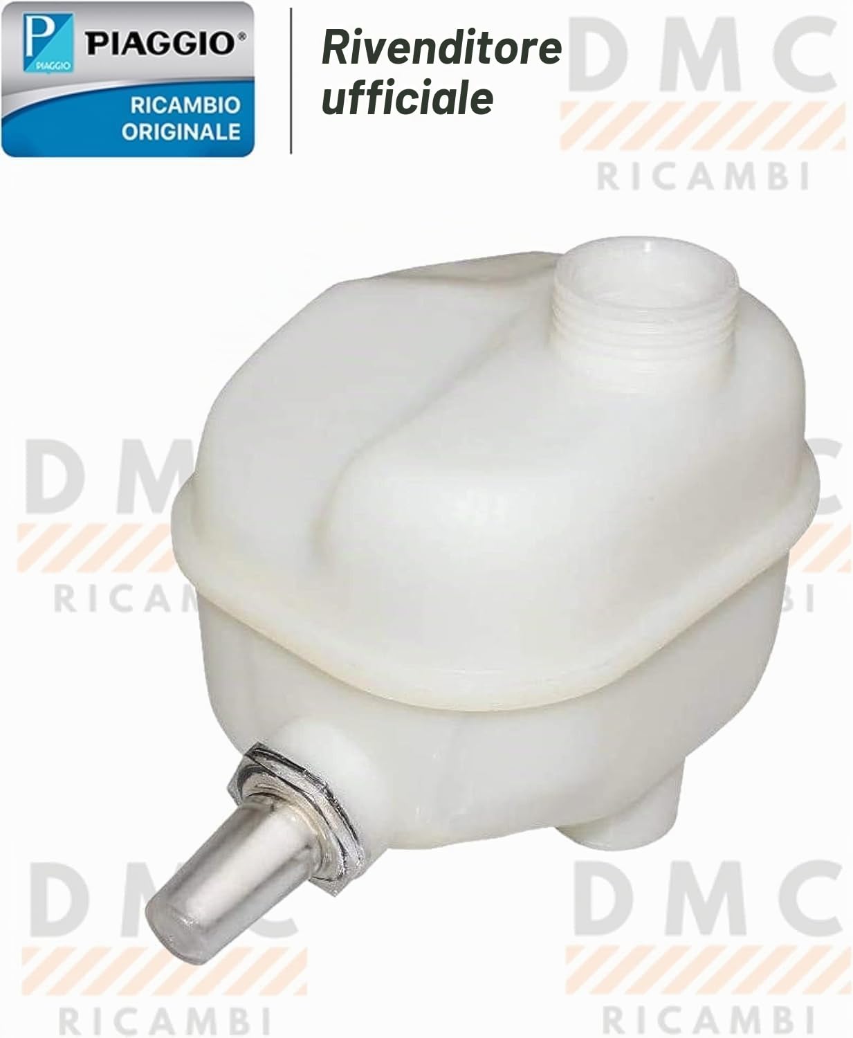 SERBATOIO CONTENTITORE VASCHETTA OLIO MISCELATORE PER PIAGGIO VESPA PX 125 - 150 - 200 - VESPA PX ARCOBALENO ORIGINALE PIAGGIO.