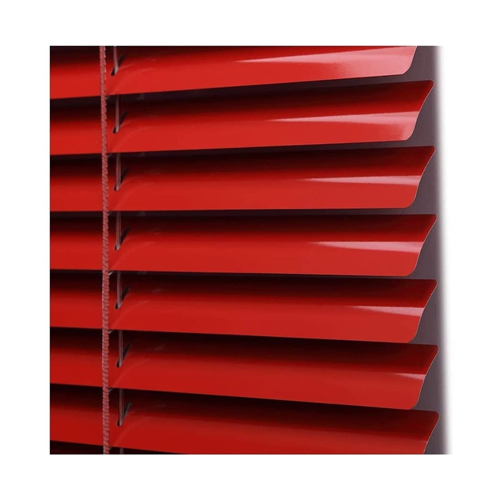 Persianas venecianas de aluminio que aíslan del calor y son fáciles de limpiar en ventanas de 90x80