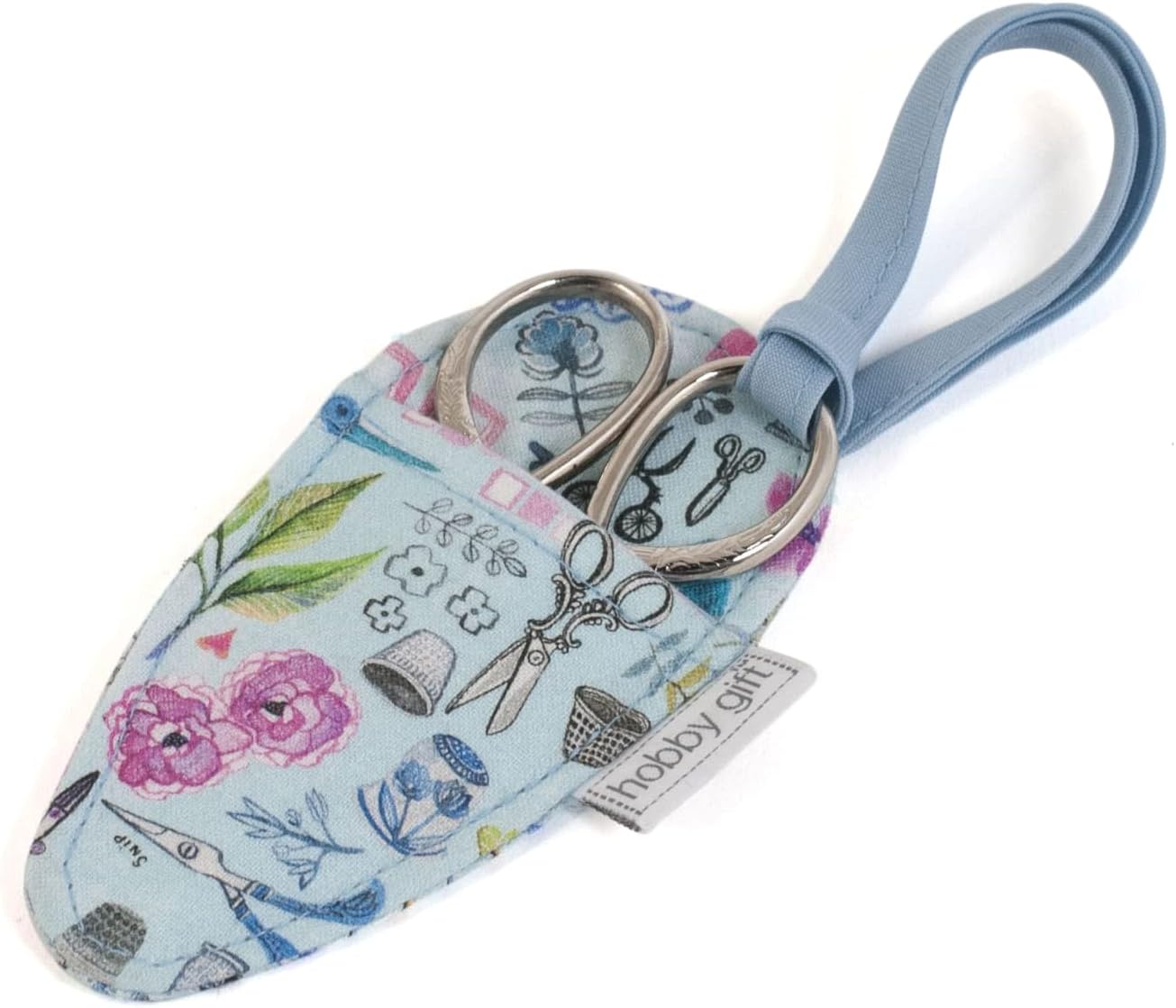 Hobby Gift Embroidery Scissors - Vintage Scissors in Case - 5.5 x 11cm - Sewing Scissors image 3
