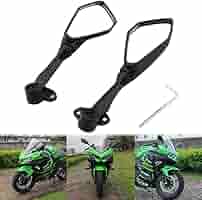 Kawasaki Ninja 純正ミラー(左右セット) Amazon | EMLIAUMU バイクミラー NINJA専用 適合 Ninja 250 ZX