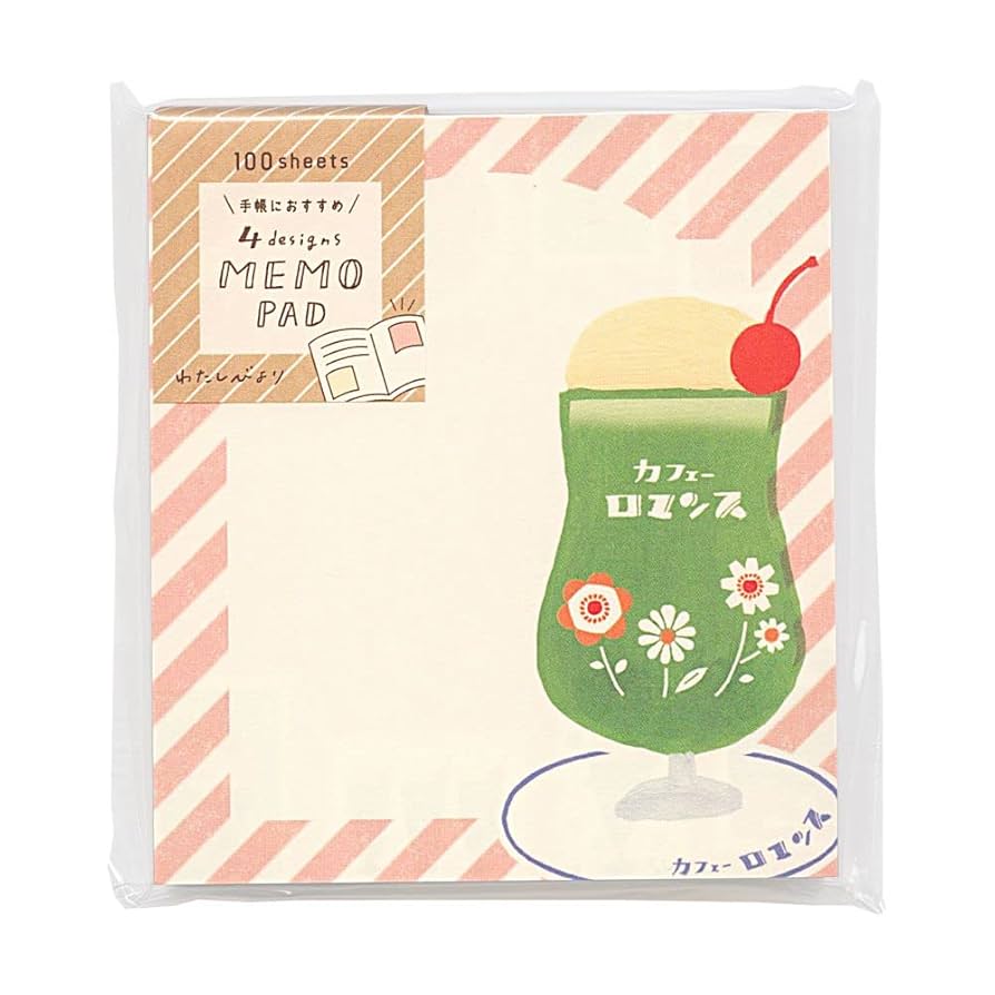 Amazon.co.jp: わたしびより 4designs MEMO PAD【喫茶