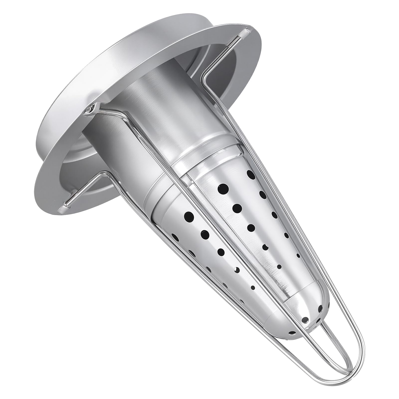 2 Stück Edelstahl Hähnchen Ständer, Bräter Huhn Halterung Vertikal Hähnchen Ständer Grill, Hähnchengriller, Hähnchenbräter Grill, Hähnchenbräter für Hausgrill, 17.5 x 24 cm