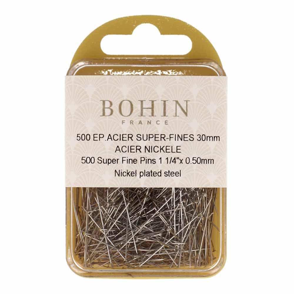 Bohin Pins, Multi, 30 x 0.5mm, Multicolor