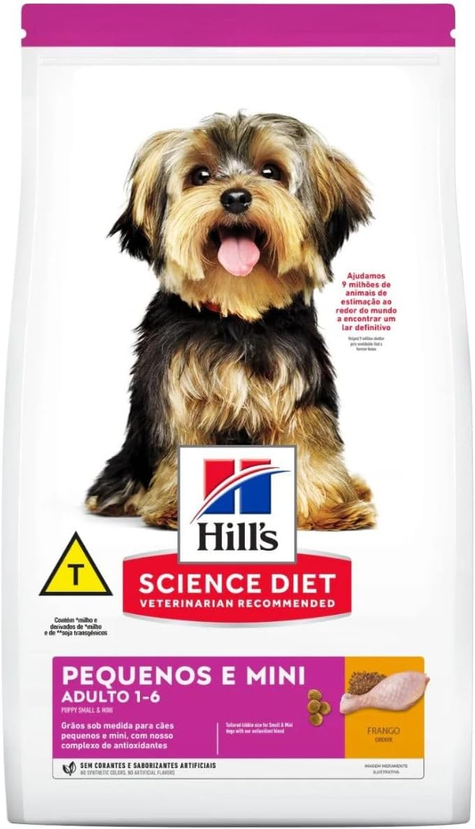Ração Hills para cães pequenos 2,4kg