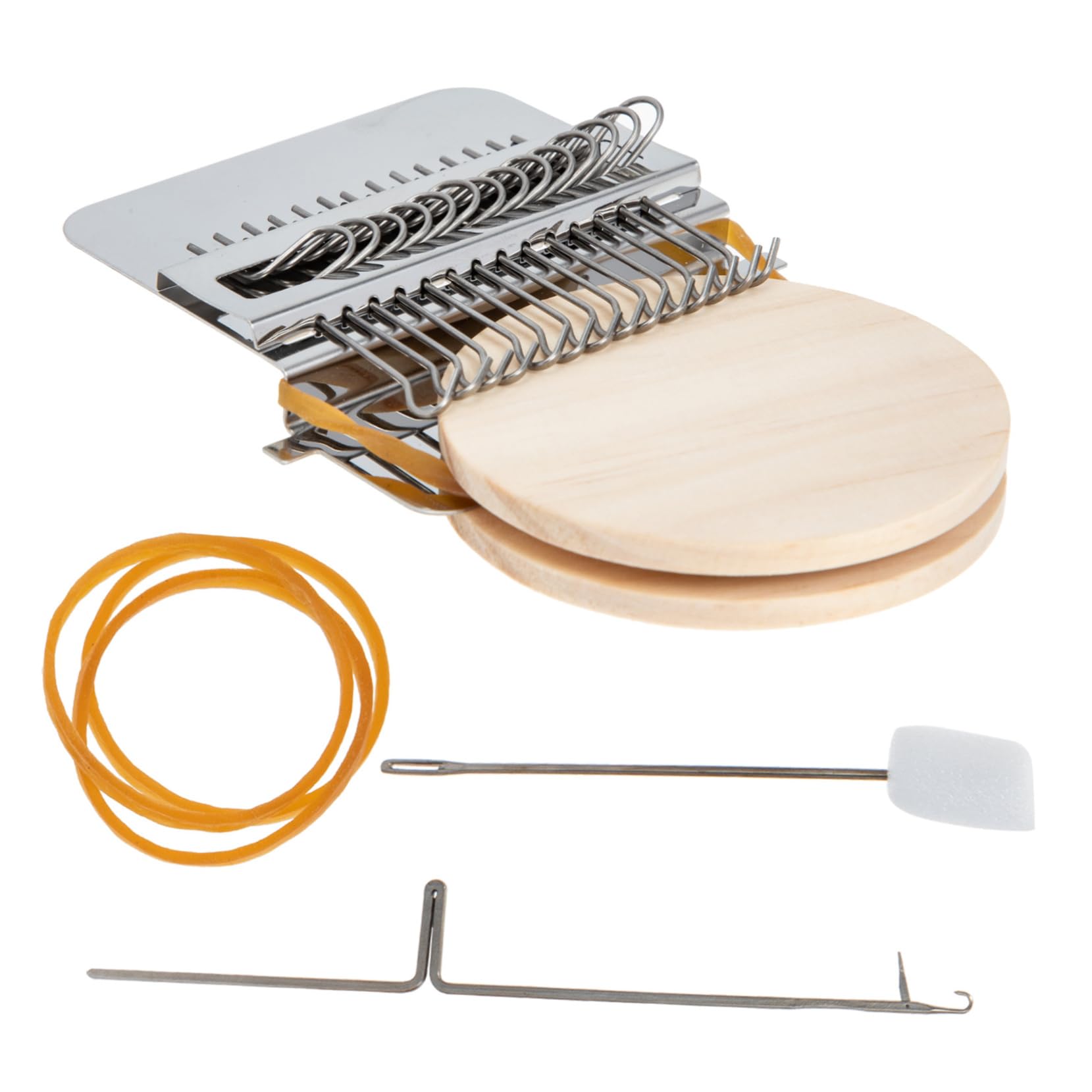 Tofficu 4sätze Mini Strickwerkzeug Nadeln Darnmaschine Für Webprojekte Holzgewebe Werkzeug Für Anfänger Zubehör Für Handarbeiten Und Kreative Strickideen