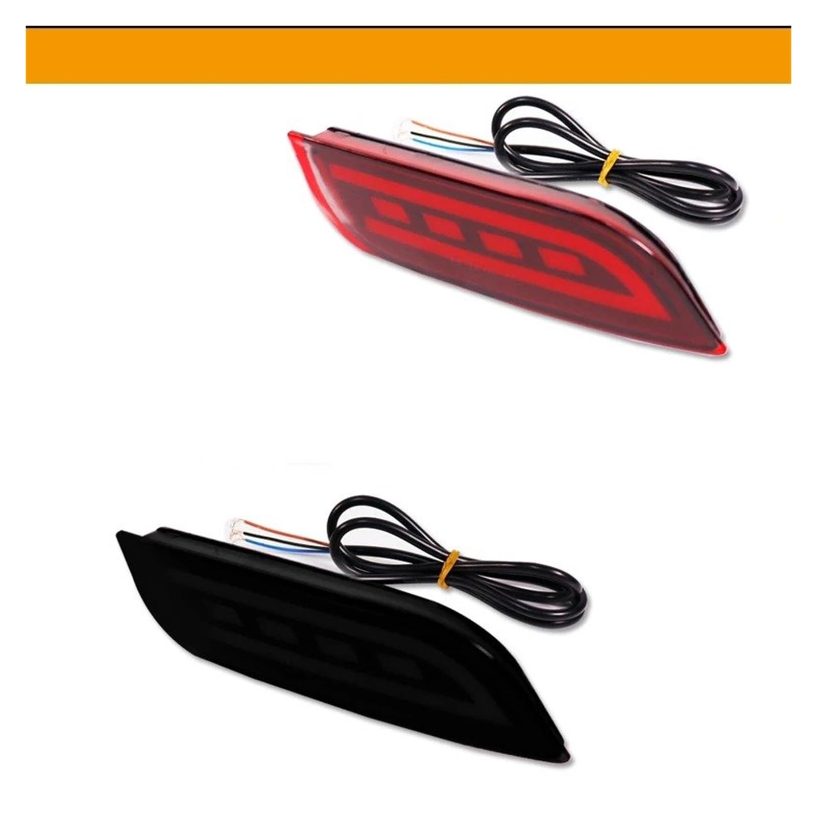 Pilotos Traseros coche Para Subaru Para Impreza Para WRX Para STi XV Para Crosstrek Reflectores Parachoques LED Luces Antiniebla Traseras 12 V(Smoked Lens)
