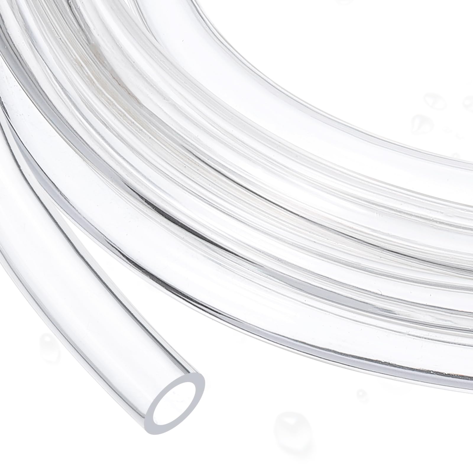 QUARKZMAN Silikonschlauch 9mm ID x 12mm OD (3 Meter) - Gummischlauch Bierschlauch flexibel, lebensmitteltauglich & transparent für Trinkwasser, Haushalt und Industrie