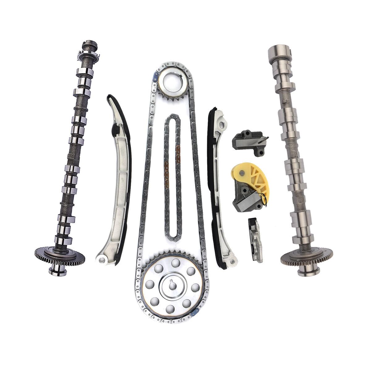 Set catena di distribuzione con albero a camme di aspirazione e scarico Compatibile con 3 6 CX-5 2.2 D1esel SKYACT1V-D HJ-31180 SH0312670A SH0211316 SH0112440 SH0112420