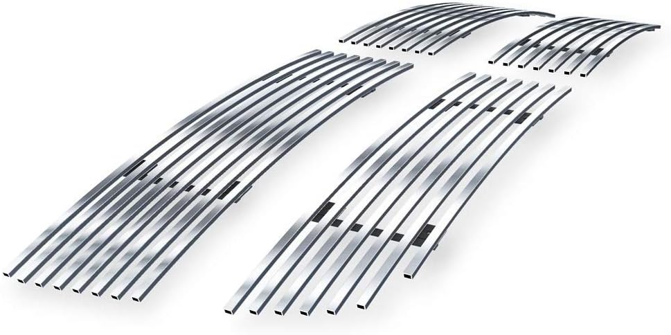 APS Compatible with Ram 2500 3500 2010-2012 Main Upper Stainless Steel SS Chrome Billet Front Grill Grille Insert D66864A